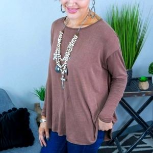 NEW Brown Similar Interest Top